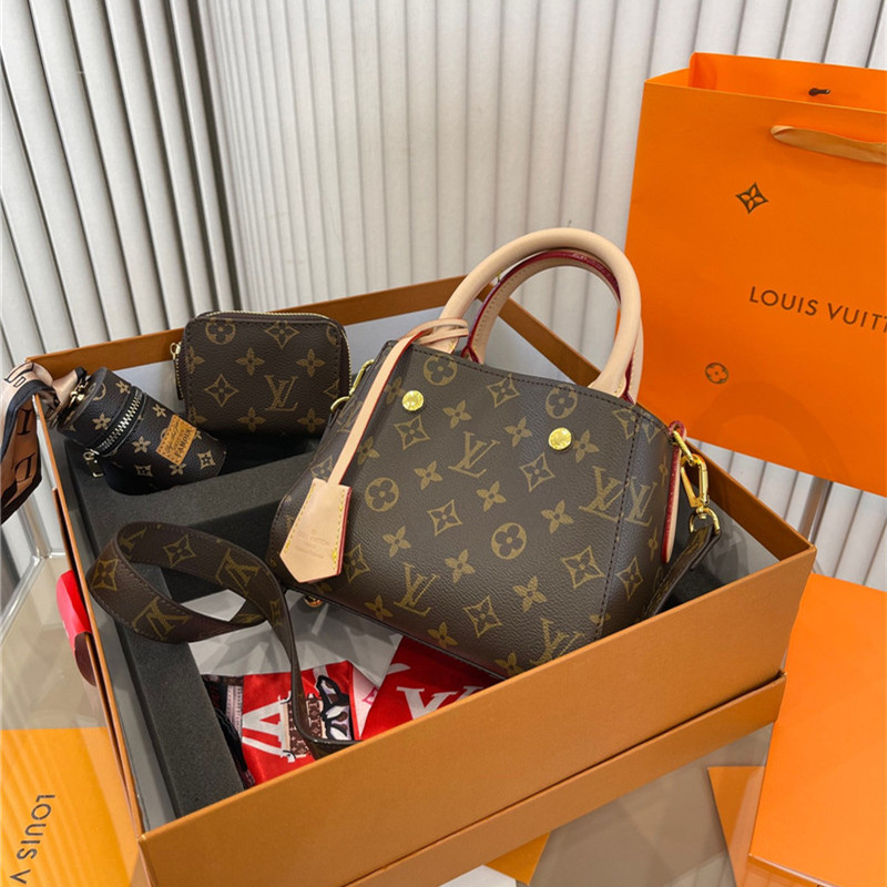 モンテーニュ ルイ ヴィトン ショルダー バッグ エレガント ヴィトン コピー 2way バッグ 人気 普段使い 通勤 バッグ レディース 30代 40代