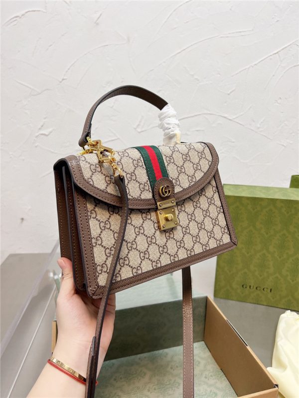 gucci オフィ ディア ショルダーバッグ レトロ グッチコピー ハンドバッグ ダブルG 斜めがけバッグ 人気