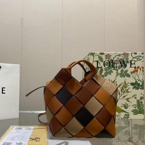 Alternative view of ロエベ ウーブン バスケット バッグ loewe バスケット バッグ 2way ショルダーバッグ レディース ハンドバッグ 可愛い