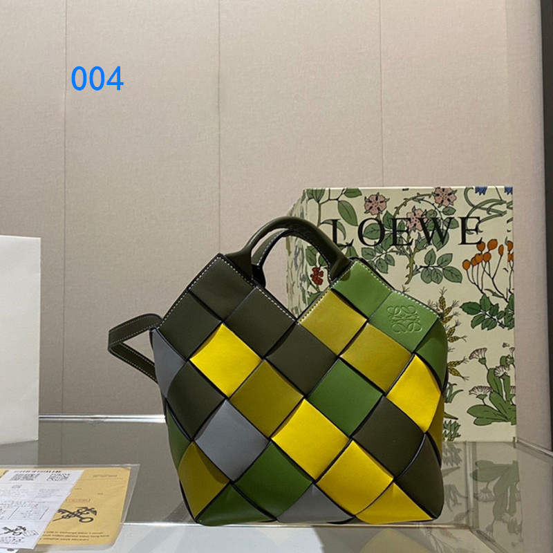 美品】LOEWE ロエベ ウーブン バスケット 2Way ショルダーバッグ