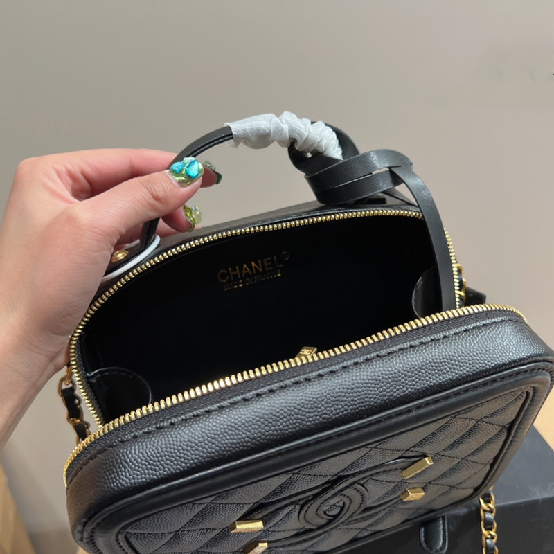 シャネル ccフィリグリー バッグ chanel バニティ バッグ ハンドバッグ  