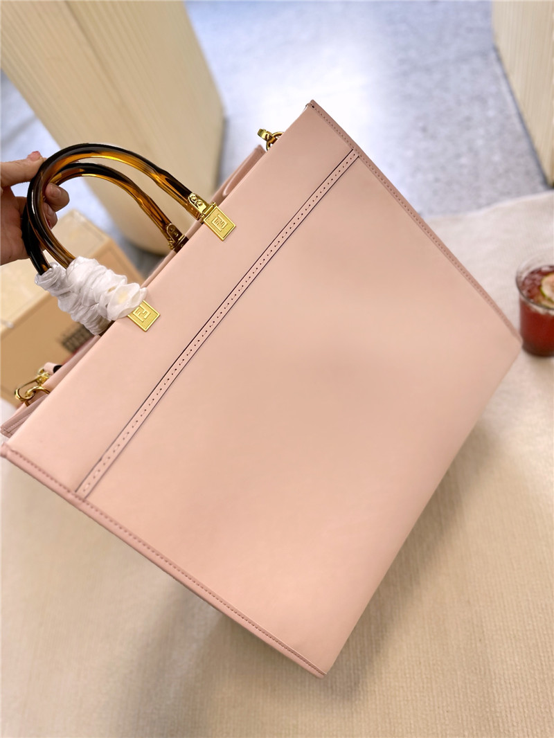 フェンディ トート バッグ ショルダー べっ甲ハンドル fendi
