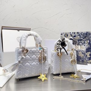 ディオール Lady Dior バッグ ミニ ＊日本入手困難 ディオール / Dior レディディオール カナージュ ミニバッグ