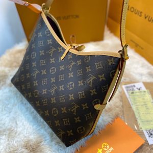 本物保証/Louis Vuitton キャリーオール PMバッグ ポーチ付き 本物保証/Louis Vuitton キャリーオール PMバッグ ポーチ付き