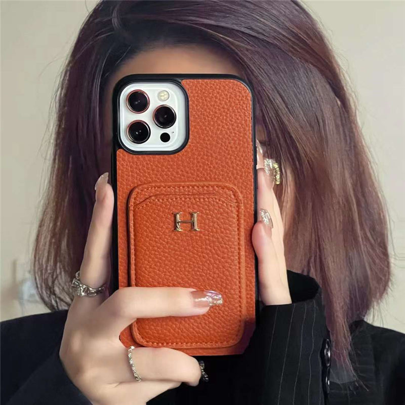 エルメス iphone16/16pro ケース レザー 高級 hermes iphone15 