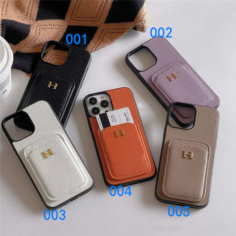 エルメス iphone16/16pro ケース レザー 高級 hermes iphone15 