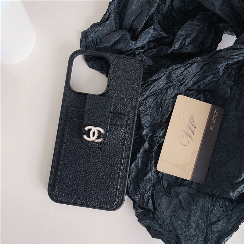 シャネル iphoneエアー/17pro ケース カード収納 chanelマーク iphone16/16pro ケース 大人 可愛い ブランド iphone15/14pro/13 スマホケース お揃い