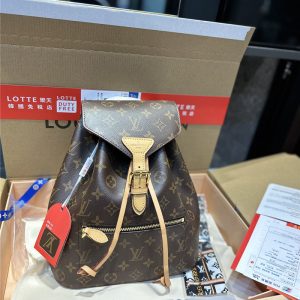 Alternative view of ルイヴィトン モンスリ リュック レディース 人気 40 代 30代 ビジネス リュック ブランド ママ バッグ 芸能人 リュック サック おしゃれ