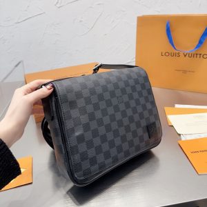 ルイ ヴィトン メッセンジャー バッグ メンズ ダミエ ビジネス バッグ  