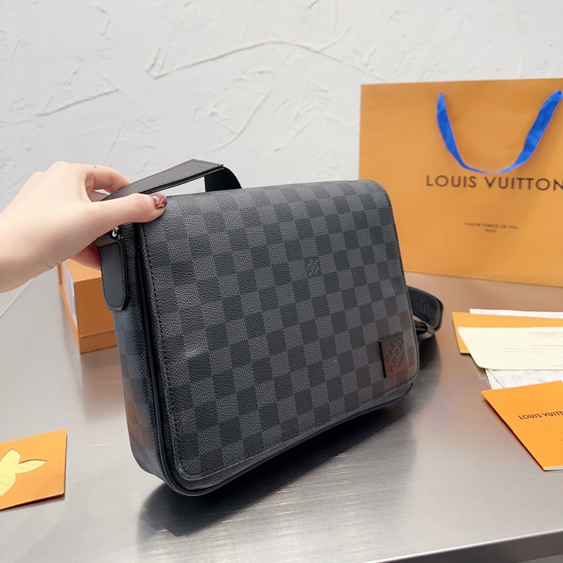 ルイ ヴィトン メッセンジャー バッグ メンズ ダミエ ビジネス バッグ  