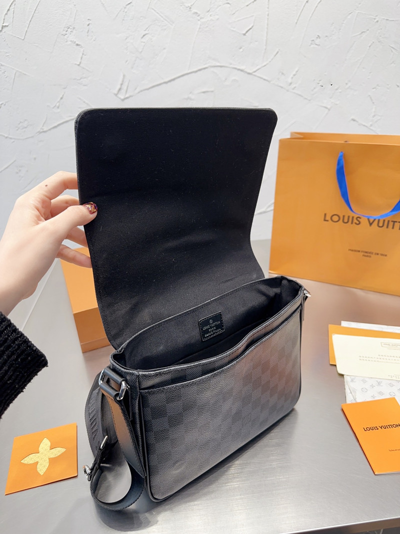 ルイ ヴィトン メッセンジャー バッグ メンズ ダミエ ビジネス バッグ  