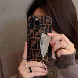 Alternative view of iphone16/16pro ケース 財布 代わり fendi iphone15/15pro/15プロマックス ケース おしゃれ メンズ iphone13/12pro ケース フェンディ風 スマホ カード ケース