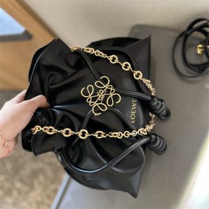 ロエベ ショルダー バッグ 巾着 ポシェット loewe ハンドバッグ 大人 可愛い 斜 めがけ バッグ ブランド デート バッグ