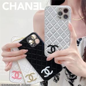 Alternative view of iphone17/16pro ケース シャネル iphone15/14ケース 人気 女子 ブランド chanel iphone ケース iphone ケース レザー おしゃれ iphone13promax ケース 可愛い