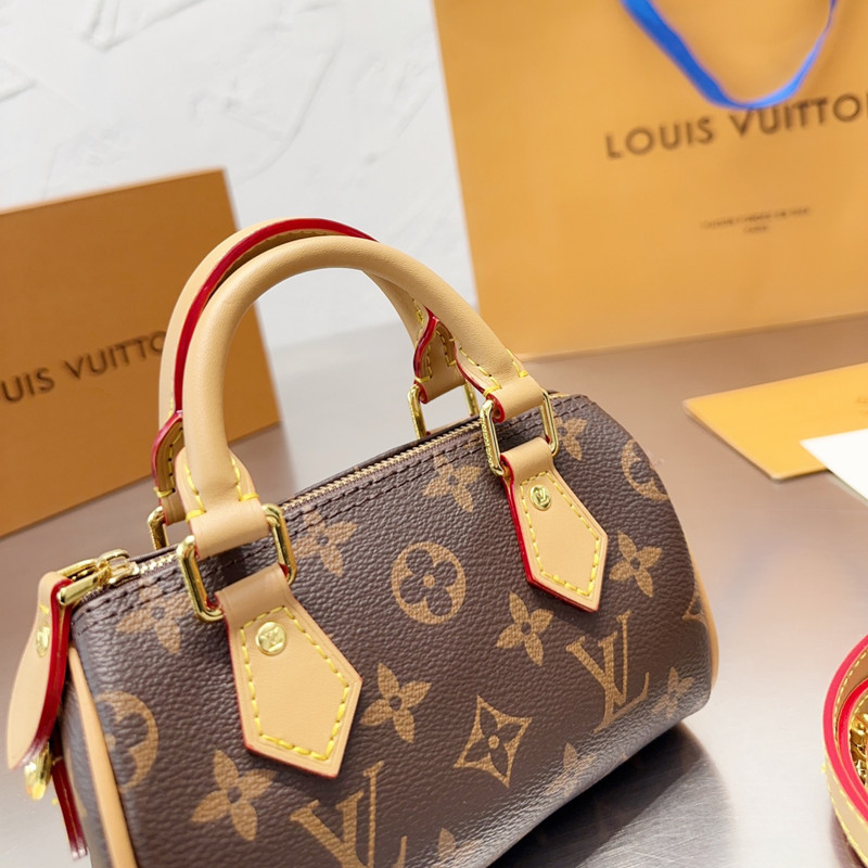 ヴィトン ミニ バッグ ナノ スピーディ 小さい ショルダー バッグ おしゃれ ポシェット レディース 斜 めがけ ミニ ボストン バッグ