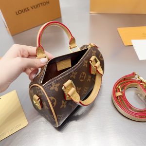 ヴィトン ミニ バッグ ナノ スピーディ 小さい ショルダー