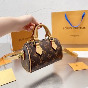 Alternative view of ヴィトン ミニ バッグ ナノ スピーディ 小さい ショルダー バッグ おしゃれ ポシェット レディース 斜 めがけ ミニ ボストン バッグ