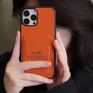 HERMES エルメス エテュイイーカバー レザースマホケースカードケース エルメス iphone16/15 ケース iphone ケース レザー