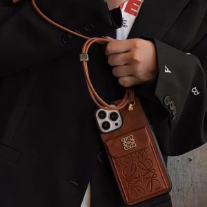 Alternative view of iphone17/17pro ケース ハイブランド iphone16 ケース ロエベ スマホ ショルダー ブランド iphone15/15pro ケース カード 収納 loewe スマホケース14 iphone13/12ショルダーケース