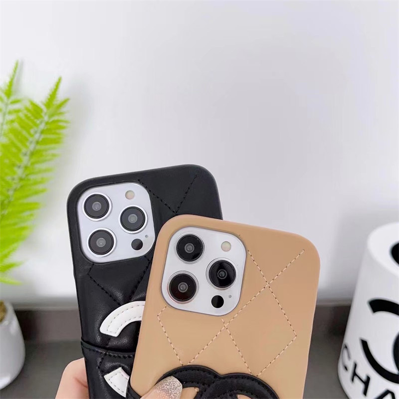 chanel スマホケース iphone17/17pro/16/16pro ケース ブランド 人気 iphone15/15pro ケース シャネル スマホケース 背面 収納 カード入れ iphone14/13ケース レザー