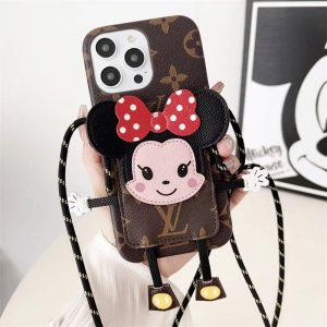 ルイヴィトン ミッキー iPhoneケース16/16plus iphone15/14/14proケース ブランド 可愛い iphone13/13promaxケース ディズニー キャラクター