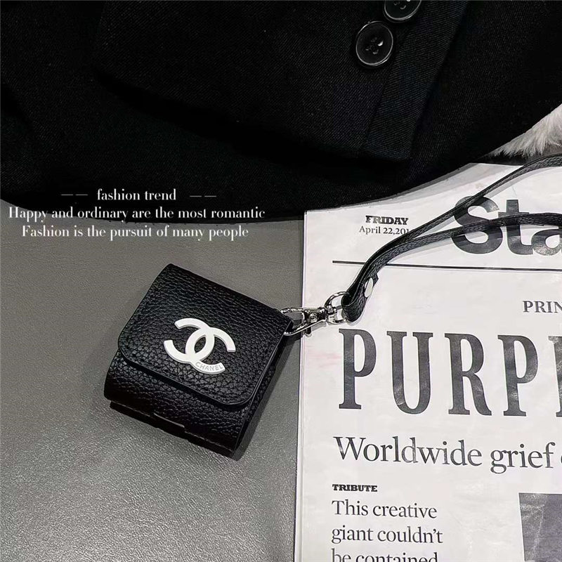airpods pro ケース ハイブランド シャネル airpodsケース レザー 