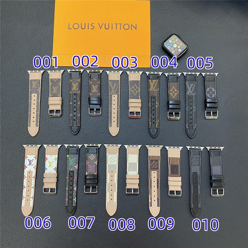 アップル ウォッチ バンド ハイブランド apple watch バンド ルイ ヴィトン アップル ウォッチ series9/8/Ultra 2/se対応 バンド メンズ/女性 アップル ウォッチ ベルト レザー