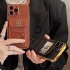 ロエベiphone17/17Airケース iphone16/15pro max ケース ハイブランド iphone14/14pro ケース カード 収納 ブランド iphone13/12ケース お揃い アイフォンケース 高級 メンズ/女性