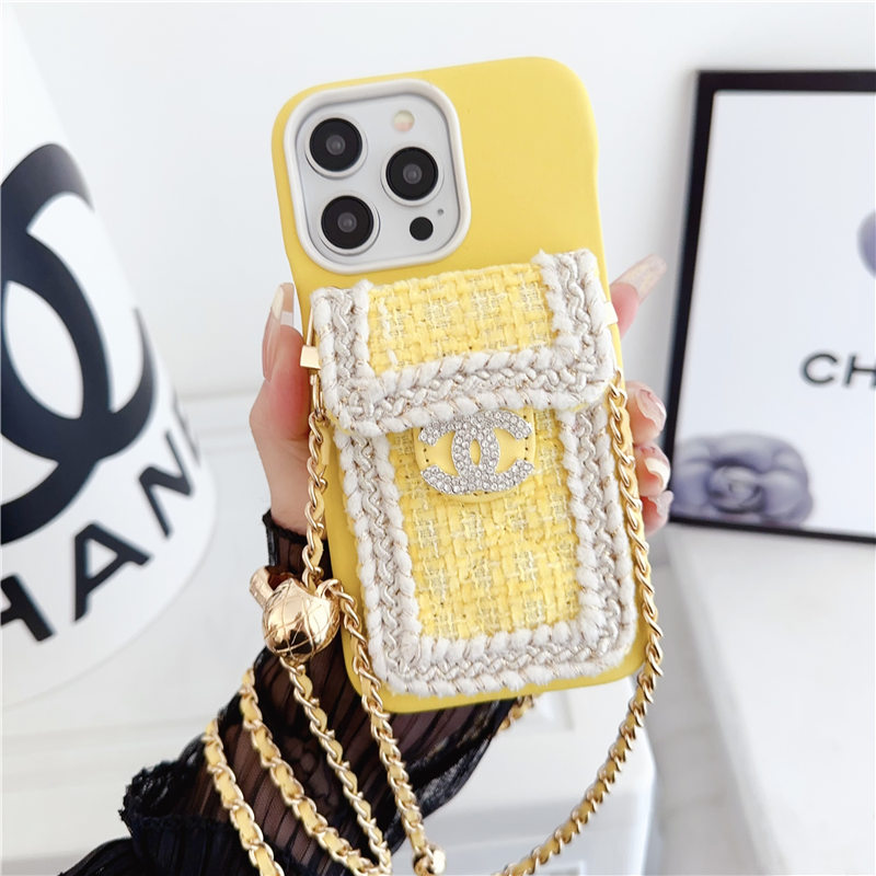 chanel スマホ ショルダー iphone17/17pro/16/16pro ケース シャネル iPhone15/14pro スマホケース 斜 めがけ ハイ ブランド iphoneケース ショルダー ブランド iphoneケース 背面 ポケット