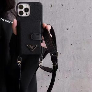 PRADA iPhone14ショルダーカバー PRADA プラダ iPhone14 ショルダー スマホケース ストラップ付き