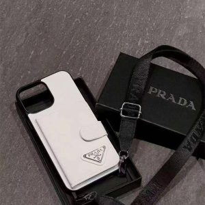 プラダ iphone17/17air ケース スマホ ショルダー prada iphone16/16pro/15 ケース カード収納 iphoneケース ブランド メンズ スマホケース 斜めがけ 肩掛け