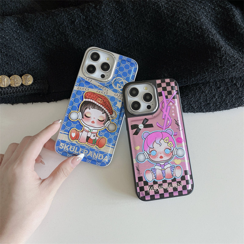 iphoneケース ポップ マート ルイヴィトン サンローラン iphone15 ケース グッチ iphone15pro ケース キャラクター スマホケース シャネル風 アイ フォン14/13 ケース おもしろ