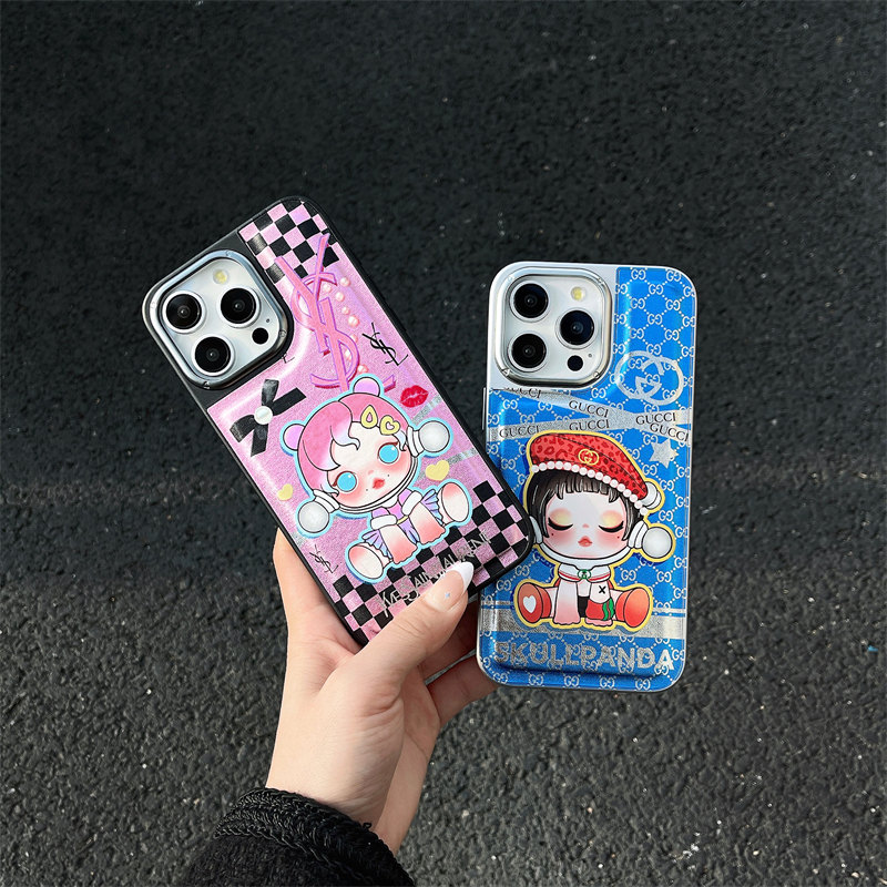 iphoneケース ポップ マート ルイヴィトン サンローラン iphone15 ケース グッチ iphone15pro ケース キャラクター スマホケース シャネル風 アイ フォン14/13 ケース おもしろ