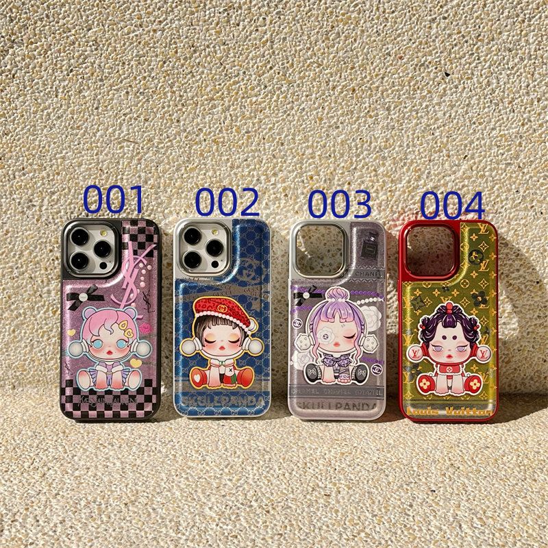 iphoneケース ポップ マート ルイヴィトン サンローラン iphone15 ケース グッチ iphone15pro ケース キャラクター スマホケース シャネル風 アイ フォン14/13 ケース おもしろ