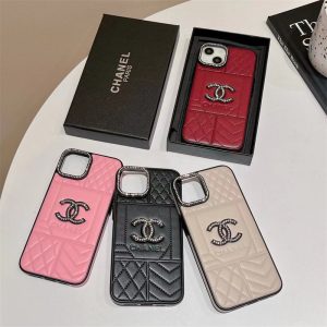iphone17/17pro ケース シャネル 風 ココマーク chanel スマホケース パロディ iphoneケース 本革 ブランド iphone16/15pro/14 ケース ハイ ブランド コピー スマホケース 大人 可愛い