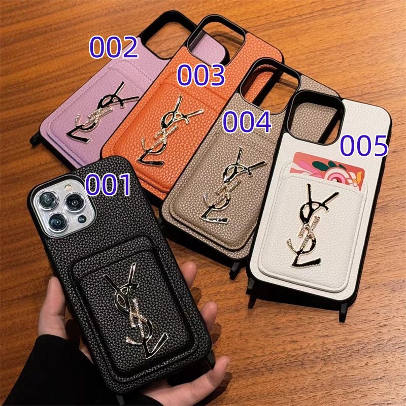 サンローラン スマホショルダー ysl iphone16/15 ケース iphone ケース 
