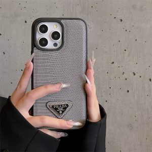 Alternative view of iphone17/17pro ケース プラダ prada アイフォン ケース iphone16/16pro ケース メンズ ブランド iphone15/14pro max ケース ハイブランド スマホケース おそろい レザー