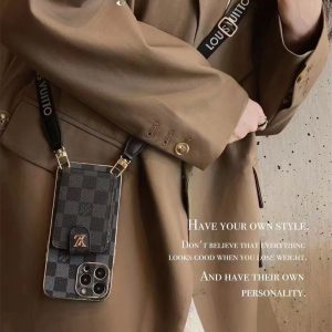 ヴィトン スマホ ショルダー iphone17/16pro ケース 斜めがけ ブランド ルイヴィトン iphoneケース カード収納 iphone15/14pro ケース メンズ おしゃれ IPhone13/12pro max 携帯 カバー ブランド