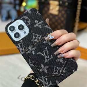 iphone16/15 ケース ルイヴィトン デニム iphone ケース ハイ ブランド iphone15pro/14pro ケース カード収納 iphone12 ケース かっこいい vuitton 携帯ケース 芸能人