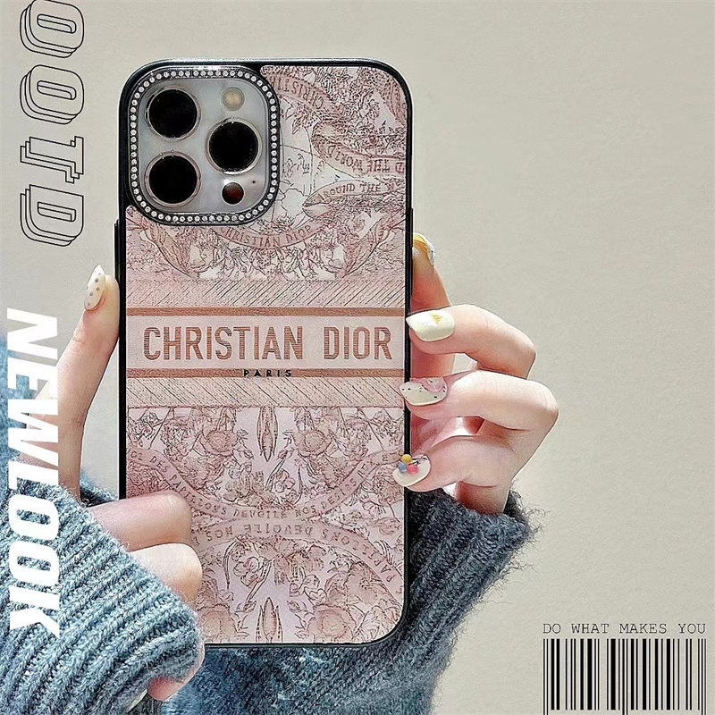 Dior iPhone15ケース ❤︎美品❤︎ iphone15 ケース dior 風 ディオール 携帯ケース iphone ケース