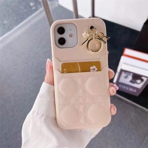 LADY DIOR風 IPhone17/air ケース ディオール iphone16/15plus ケース カード 収納 iphoneケース ハイブランド 女子 iphone14/13 ケース 可愛い iphone12/11 カバー おすすめ