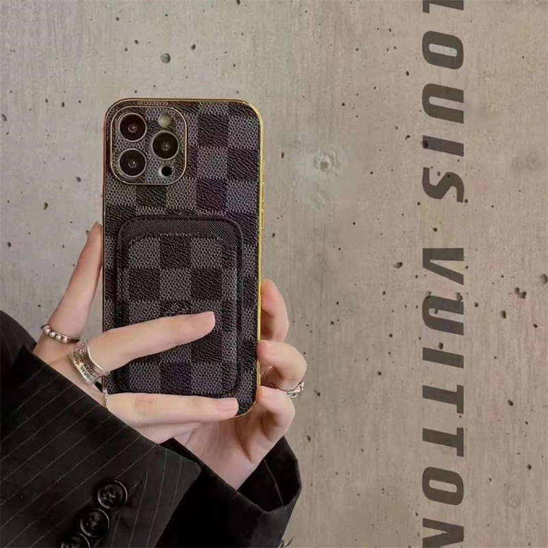 【おしゃれでカッコいい♪】LV ★ iPhoneカードケース ルイ ヴィトン iphoneケース カード 収納 ヴィトン 携帯ケース
