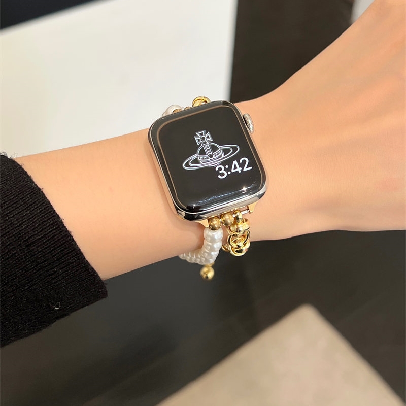 apple watch バンド ヴィヴィアン アップル ウォッチ バンド ブランド パール apple watch ブレスレット アップル ウォッチ バンド 可愛い レディース 
