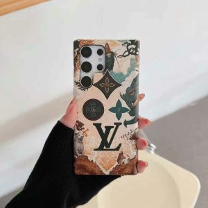ルイヴィトン ギャラクシー S25 ultraケース ブランド galaxy s24/s24 ウルトラ ケース アンドロイドケース 花柄 galaxy s23/s22 ultra ケース レザー