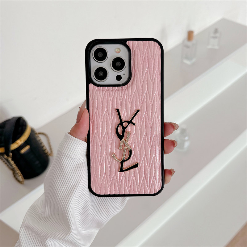 美品  サンローラン iphone15 お iphoneケース 携帯ケース ysl ケース iPhoneアクセサリー