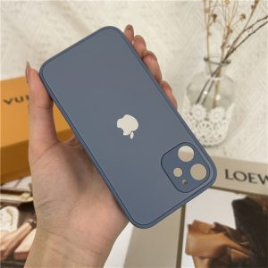 Alternative view of iphone12mini ケース ハイ ブランド iphone ケース アップルマーク iphone12ミニケース 可愛い ガラス アイフォン12ミニケース リンゴ マーク ペア カップル