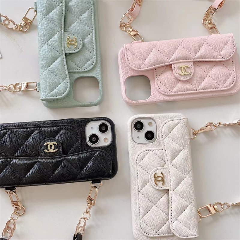 シャネル アイフォンエアー/17プロ ケース chanel iphoneケース チェーン 付き iphone16/16plus ケース 人気 女子 ブランド iphone15/14ケース ハイブランド iphone13promax ケース カード収納 かわいい