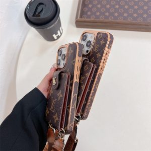 ヴィトン iphone17/17pro ケース スマホ ショルダー ブランド iphone16/16プロ ケース ハイブランド iphone15/15pro ケース カード収納 ルイ ヴィトン アイ フォン14/13pro/12 ケース コピー
