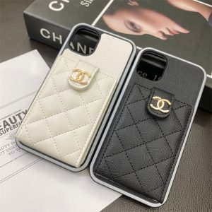 iphone17/17pro ケース シャネル ココマーク chanel スマホケース キャビア スキン iphone16/16plus ケース カード収納 iphone15/14 ケース お 揃い カップル アイフォン13/12pro ケース ブランド シンプル