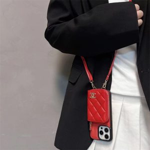 Alternative view of iphone17/17pro ケース シャネル スマホ ショルダー chanel スマホケース 財布 一 体型 iphone16/16plusケース 斜めがけ ブランド iphone15/14pro/13 ケース ハイブランド 背面収納